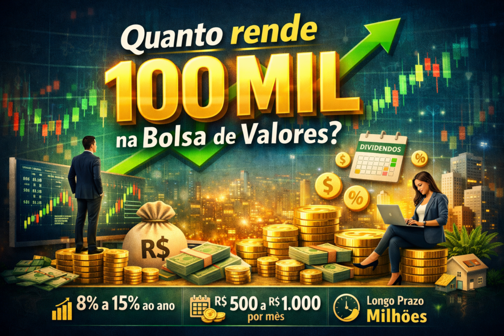 Quanto Rende 100 MIL na Bolsa