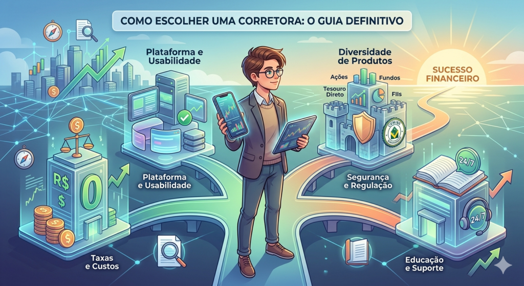 como escolher corretora